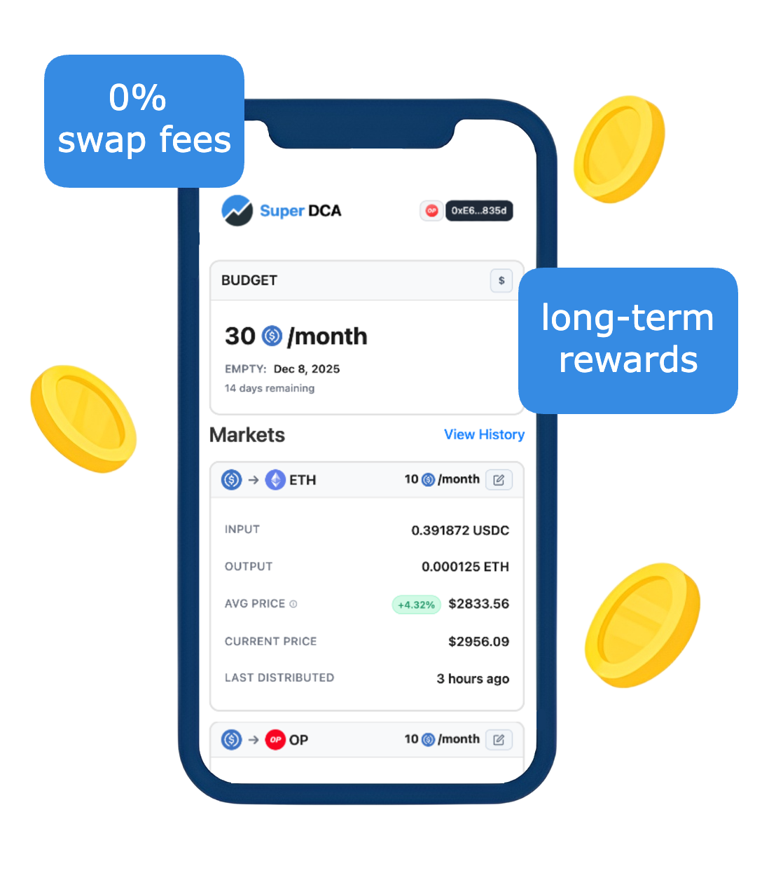 Super DCA App Interface